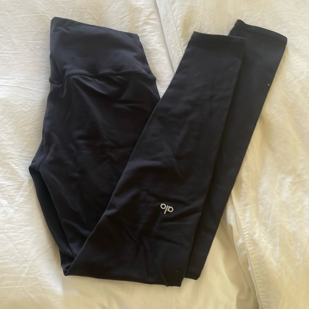 Black high rise Alo leggings
